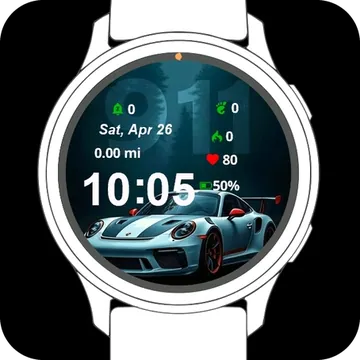 911 Garmin watch face preview