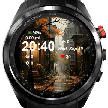 A Beautiful World Garmin watch face preview