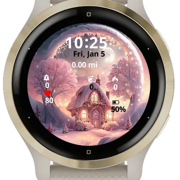 Aesthetic Bliss Garmin watch face preview