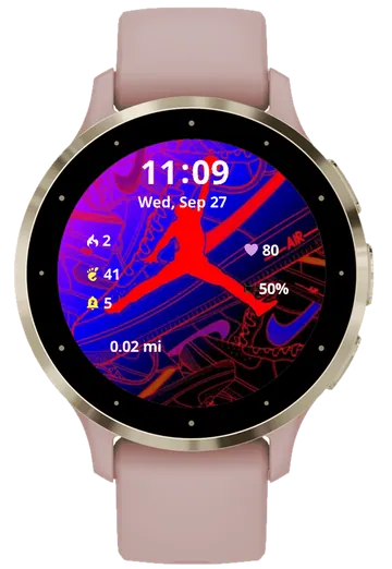 Air Garmin watch face preview