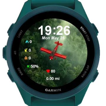 Airplane Flaying Garmin watch face preview