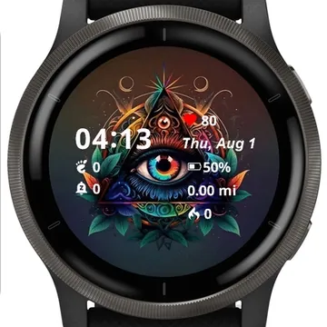 All-Seeing Eye Garmin watch face preview