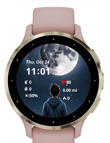 Alone 2 Garmin watch face preview