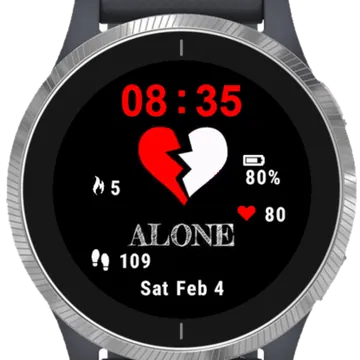 Alone Garmin watch face preview