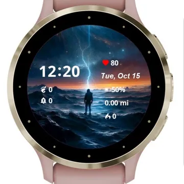 Alone Garmin watch face preview
