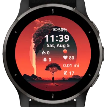 Alone Garmin watch face preview