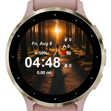 Alone Garmin watch face preview