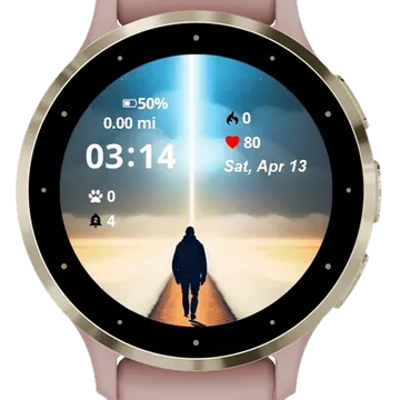 Alone with God Garmin watch face preview