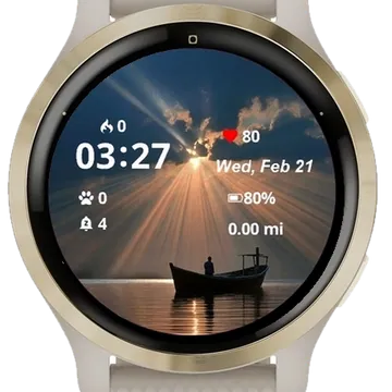 Alone Garmin watch face preview
