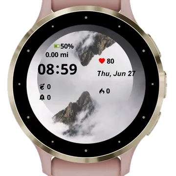 Alps Peak Garmin watch face preview