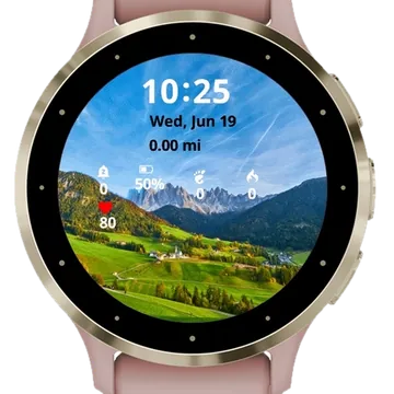Amazing Autumn Garmin watch face preview