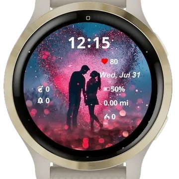 Amor ante todas las cosas Garmin watch face preview