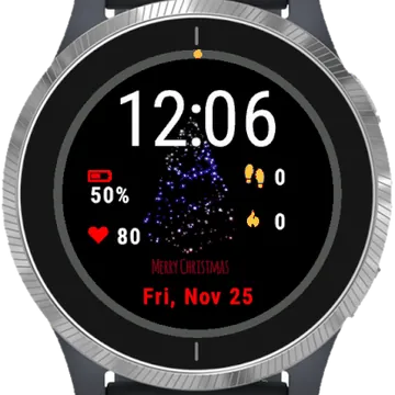 Animate Tree Garmin watch face preview