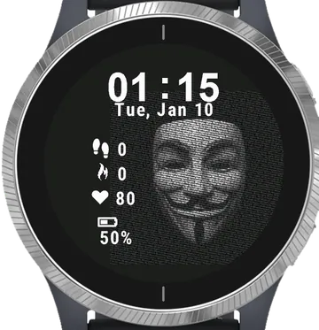 Anonymous Garmin watch face preview