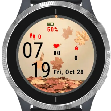 Autumn 2 Garmin watch face preview