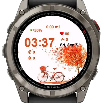 Autumn Day Garmin watch face preview