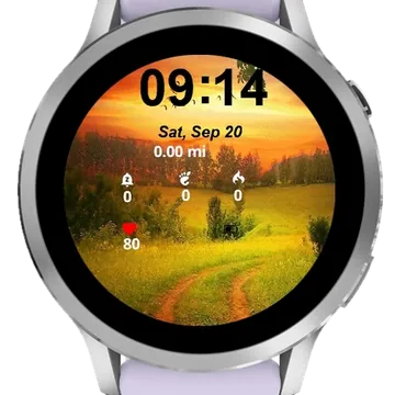 Autumn Land Garmin watch face preview