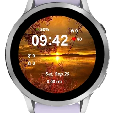Autumn Landscape Garmin watch face preview