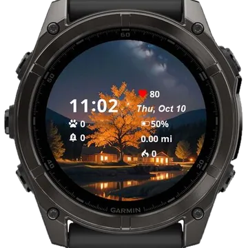 Autumn Tree Garmin watch face preview