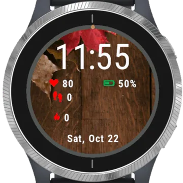 Autumn Wall Garmin watch face preview