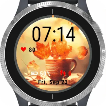 Autumn Garmin watch face preview