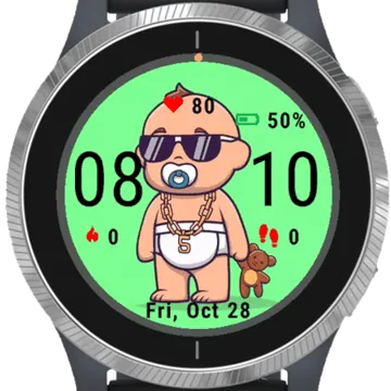 Baby Boy Garmin watch face preview