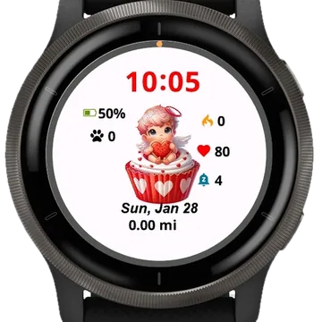 Baby Cake Garmin watch face preview