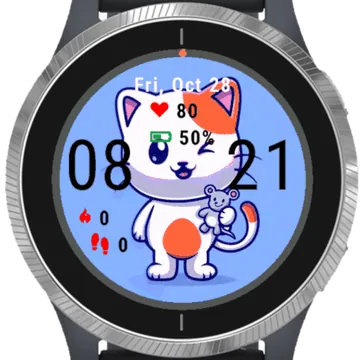 Baby Couple Mouse Garmin watch face preview