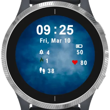 Backdrop Garmin watch face preview