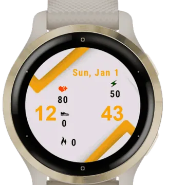Background Space Garmin watch face preview