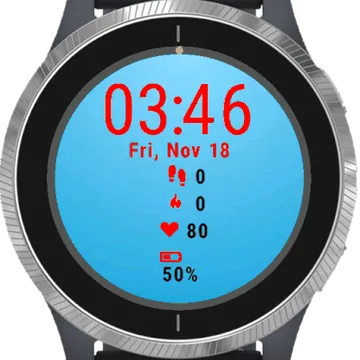 Background Winter Garmin watch face preview