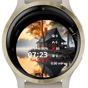 Backwoods Garmin watch face preview