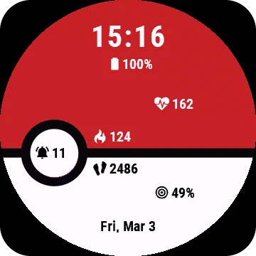 Ball Garmin watch face preview