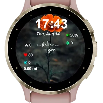 Be a Better Garmin watch face preview