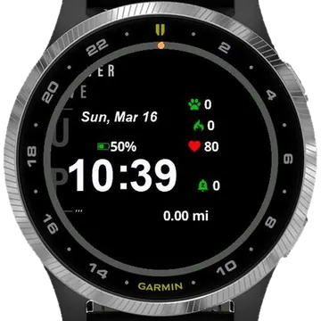 Be Positive Garmin watch face preview