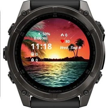 Beach Nature Garmin watch face preview