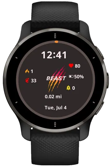 Beast Garmin watch face preview