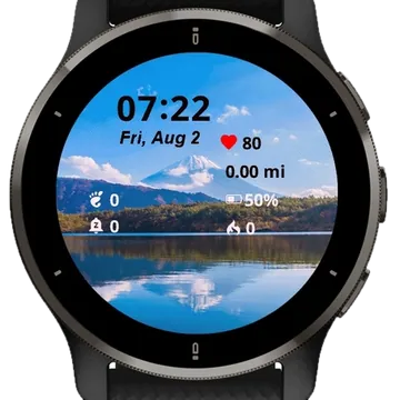 Beautiful Landscape Fuji Japan Garmin watch face preview