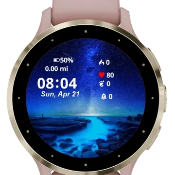 Beautiful Nature Garmin watch face preview