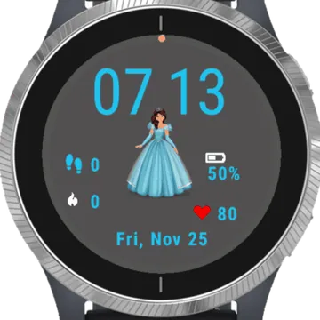 Beautiful Princess #1 Garmin watch face preview