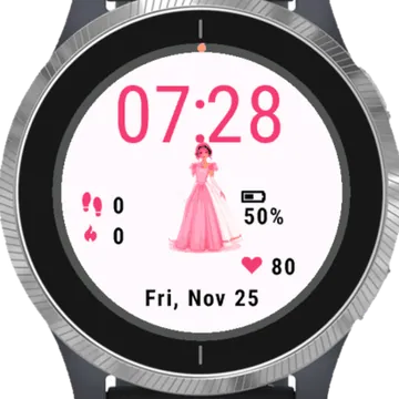 Beautiful Princess #2 Garmin watch face preview