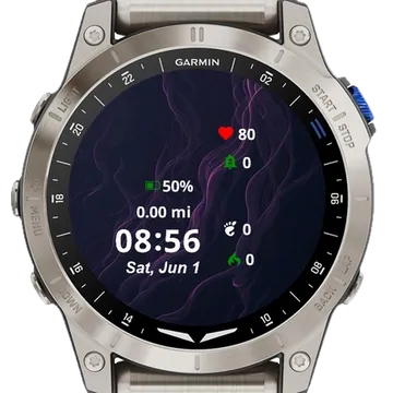 Beauty Abstract Glow Garmin watch face preview