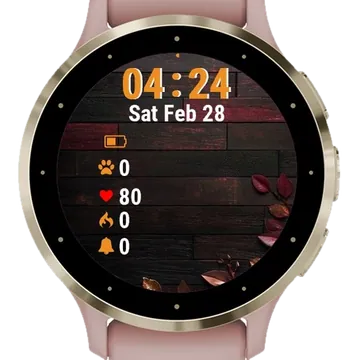 Bed Blanket Pillows Garmin watch face preview