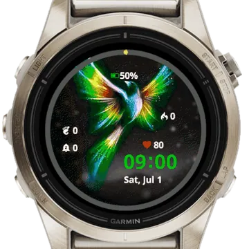 Bird Color Garmin watch face preview