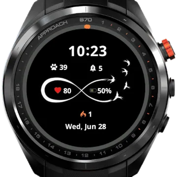 Birds Garmin watch face preview