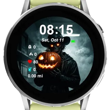 Black Man Garmin watch face preview