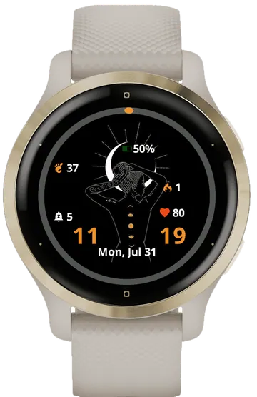 Black Woman Garmin watch face preview