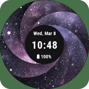 Blackhole Garmin watch face preview
