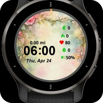 Blossom Dreams Garmin watch face preview