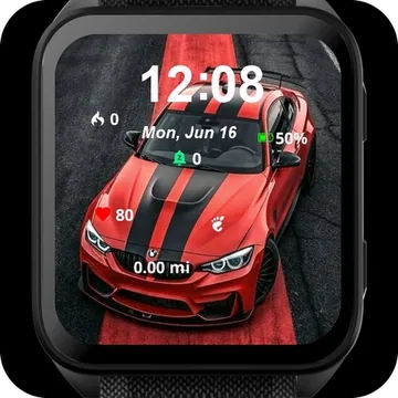 BMW Car Garmin watch face preview